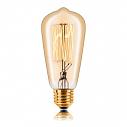 Лампа накаливания Sun Lumen E14 40W золотая 053-914