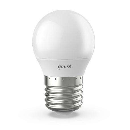 Лампа светодиодная Gauss E27 6.5W 4100K матовая 105102207