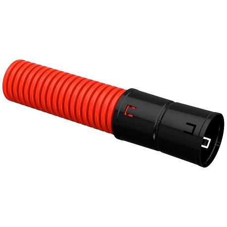 Труба гофрированная двустенная ПНД d=75мм красная (50м) IEK CTG12-075-K04-050-R