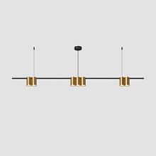 Подвесная люстра Denkirs Orbit DK4063-BK+SG