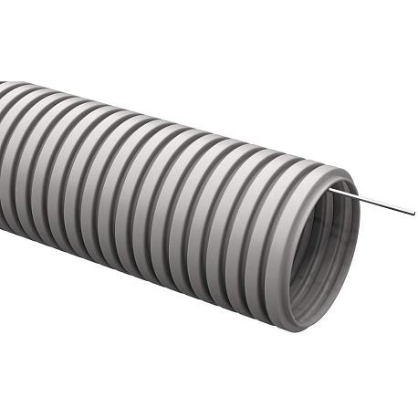 ELASTA Труба гофрированная тяжелая ПВХ d=32 с зондом (25м) IEK EA-TG23-121-032-025-K41