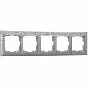 Рамка Werkel Antik на 5 постов матовый хром WL07-Frame-05 4690389145704