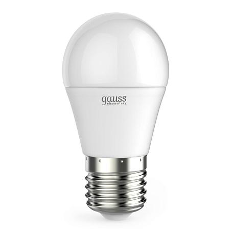 Лампа светодиодная Gauss E27 12W 4100K матовая 53222