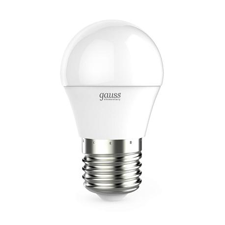Лампа светодиодная Gauss E27 8W 6500K матовая 53238