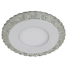 Встраиваемый светильник ЭРА с подсветкой DK LED 14 SL/WH Б0036495
