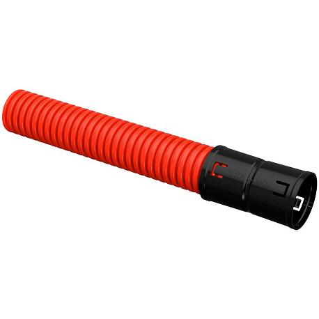 ELASTA Труба гофрированная двустенная ПНД d=50мм красная (25м) IEK EA-TG22-2-2-2-050-025-K04