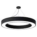 Подвесной светодиодный cветильник Geometria ЭРА Ring SPO-134-B-40K-056 56Вт 4000К черный Б0050565