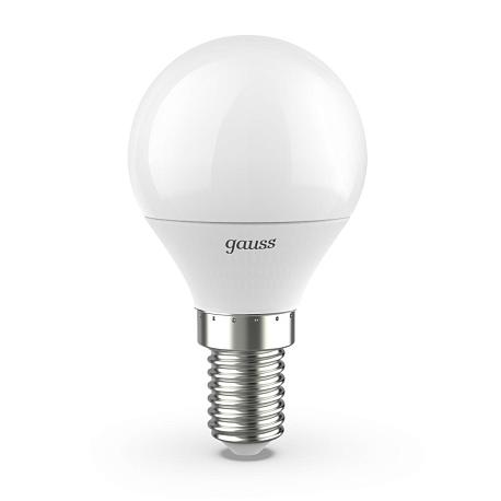 Лампа светодиодная Gauss E14 9.5W 4100K матовая 105101210