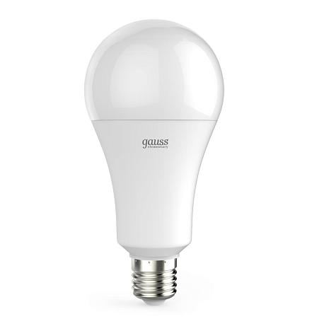 Лампа светодиодная Gauss E27 30W 4100K матовая 73229