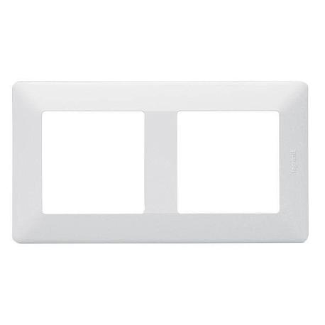 Рамка 2-постовая Legrand Valena Life белая 754002