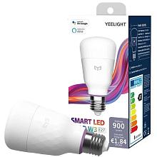 Лампа светодиодная диммируемая Yeelight E27 8W RGB+CCT белая YLDP005