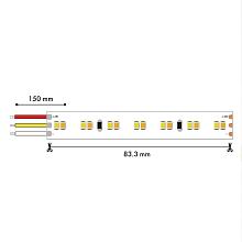 Светодиодная лента Favourite 19,8W/m 168LED/m 2835SMD от теплого до холодного 5M 2001-62020