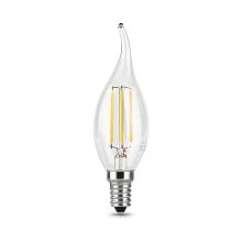Лампа светодиодная Gauss E14 5W 2700K прозрачная 104801105