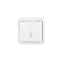 Кнопка звонка Lezard Viola белый 751-0200-103