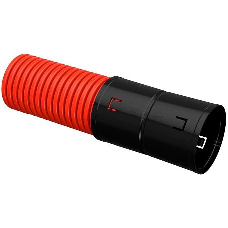 Труба гофрированная двустенная ПНД d=110мм красная (100м) IEK CTG12-110-K04-100-R