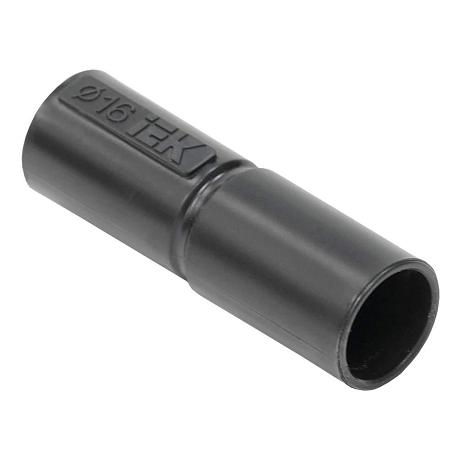 ELASTA Муфта труба-труба GI16G черная IEK CTA10D-GIG16-K02-100
