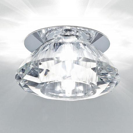 Встраиваемый светильник Ambrella light Crystal Spot D8016 CL/CH