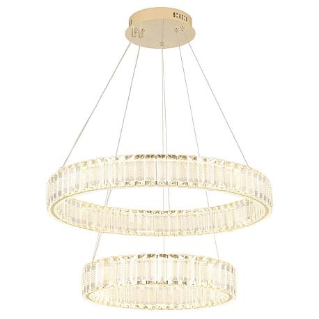 Подвесной светодиодный светильник Crystal Lux Musika SP100W Led Gold