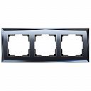 Рамка Werkel Diamant на 3 поста черный W0031208 4690389172762