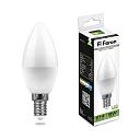 Лампа светодиодная Feron E14 9W 4000K Свеча Матовая LB-570 25799