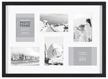 Фоторамка Innova PI01506 Ф/рамка 6 фото, 6x10*15cm Block frame, черный, МДФ (4) Б0046333